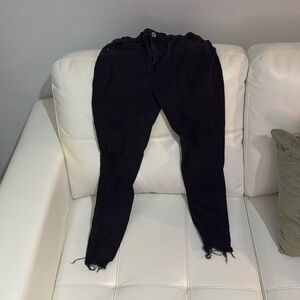 High rise skinny ankle jeans